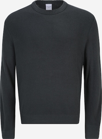 Jack & Jones Plus Sweter 'KYLE' w kolorze szary: przód