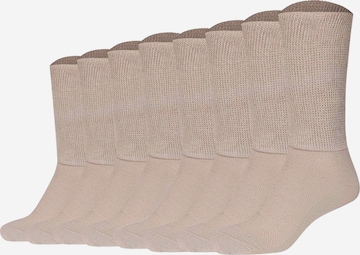 Chaussettes camano en beige : devant