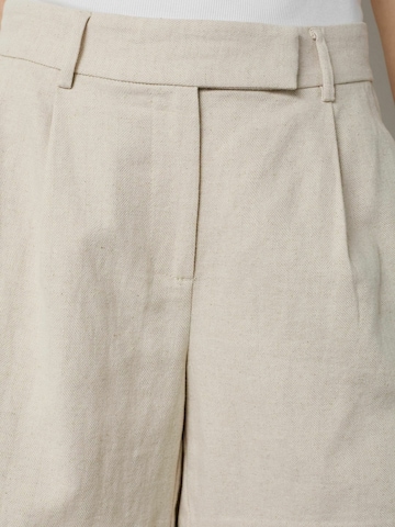 co'couture Normalny krój Spodnie ' LeenaCC Linen ' w kolorze beżowy