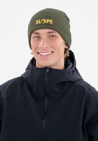 SLOPE Beanie 'Wren' in Green: front