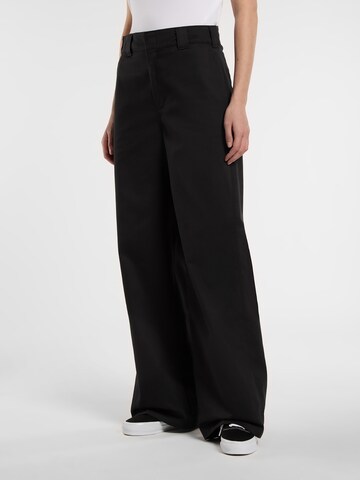 Regular Pantalon 'WIDE LEG' DICKIES en noir