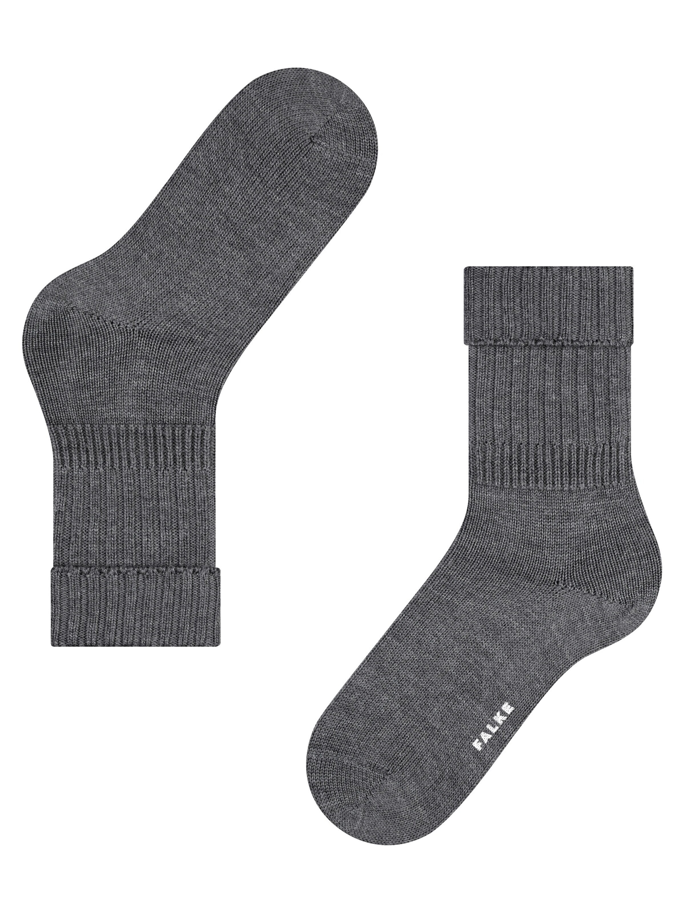 FALKE Socks 'Striggings Rib' in Grey
