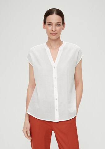 s.Oliver BLACK LABEL Blouse in White: front