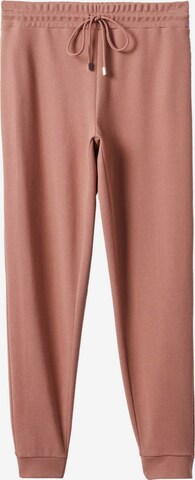 MANGO Zúžený Kalhoty – pink: přední strana