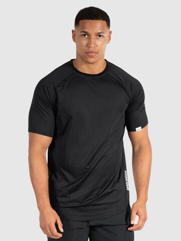 T-Shirt fonctionnel 'William' Smilodox en noir : devant