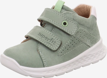 Sneaker 'BREEZE' di SUPERFIT in verde: frontale