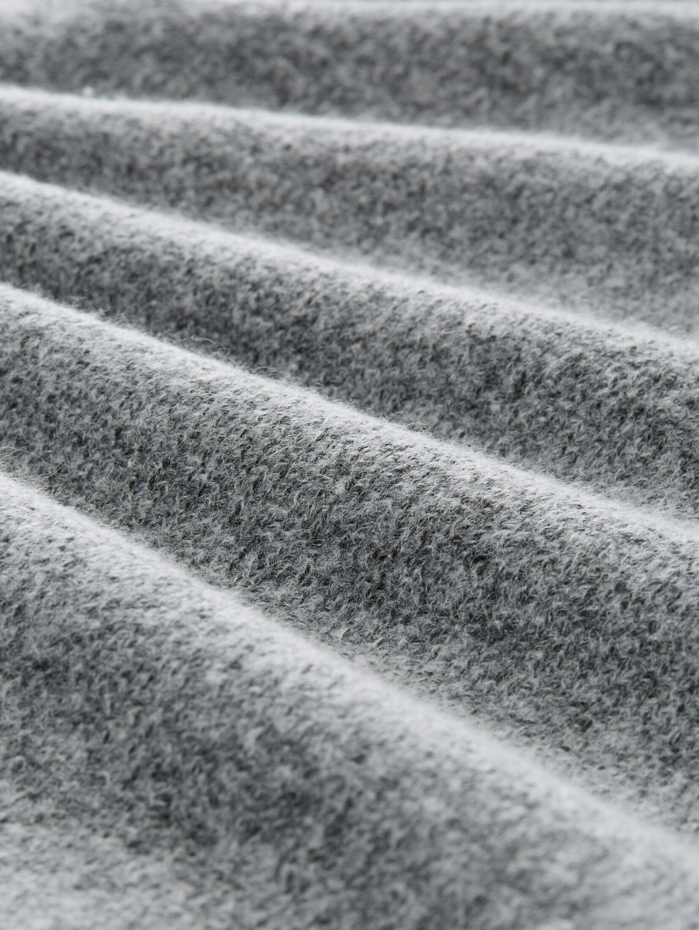 TOM TAILOR Strickpullover in Grau