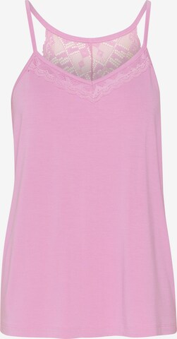 Cream Top 'Trulla' in Pink: front