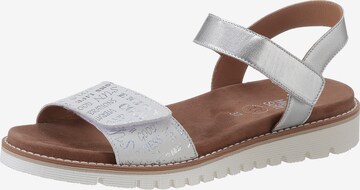 ARA Sandals in Silver: front
