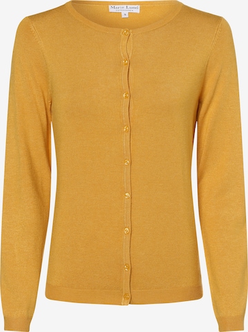 Marie Lund Knit Cardigan in Yellow: front