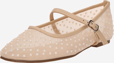 Balerinos su dirželiais iš GLAMOROUS, spalva – glaisto spalva / balta, Prekių apžvalga