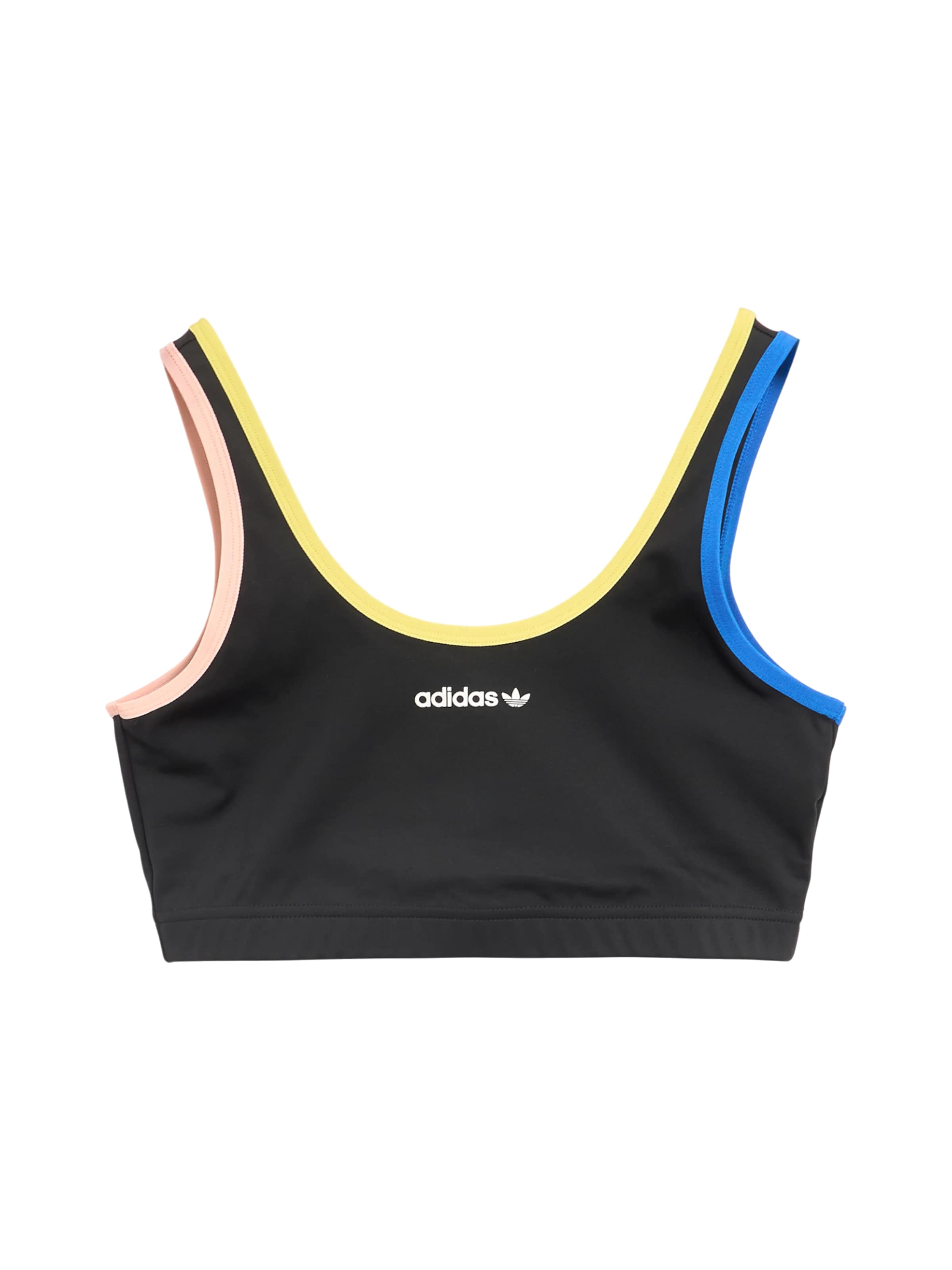 ADIDAS ORIGINALS - Top deportivo en negro: frente