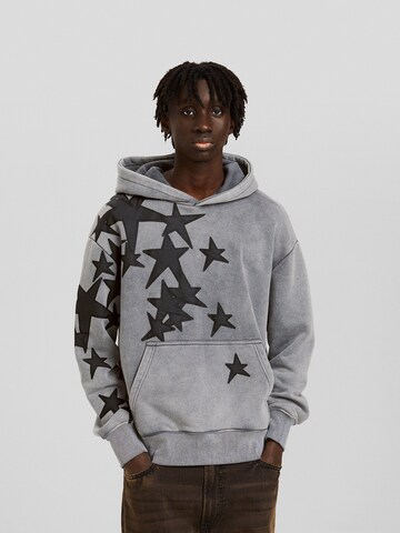 Bershka Sweatshirt in Grau: Vorderseite