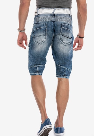 CIPO & BAXX Regular Jeans-Shorts in Blau