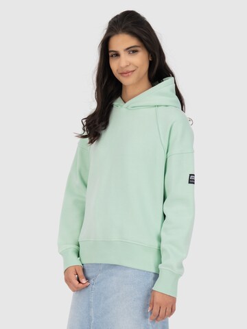 Sweat-shirt 'JessyAK' Alife and Kickin en vert : devant