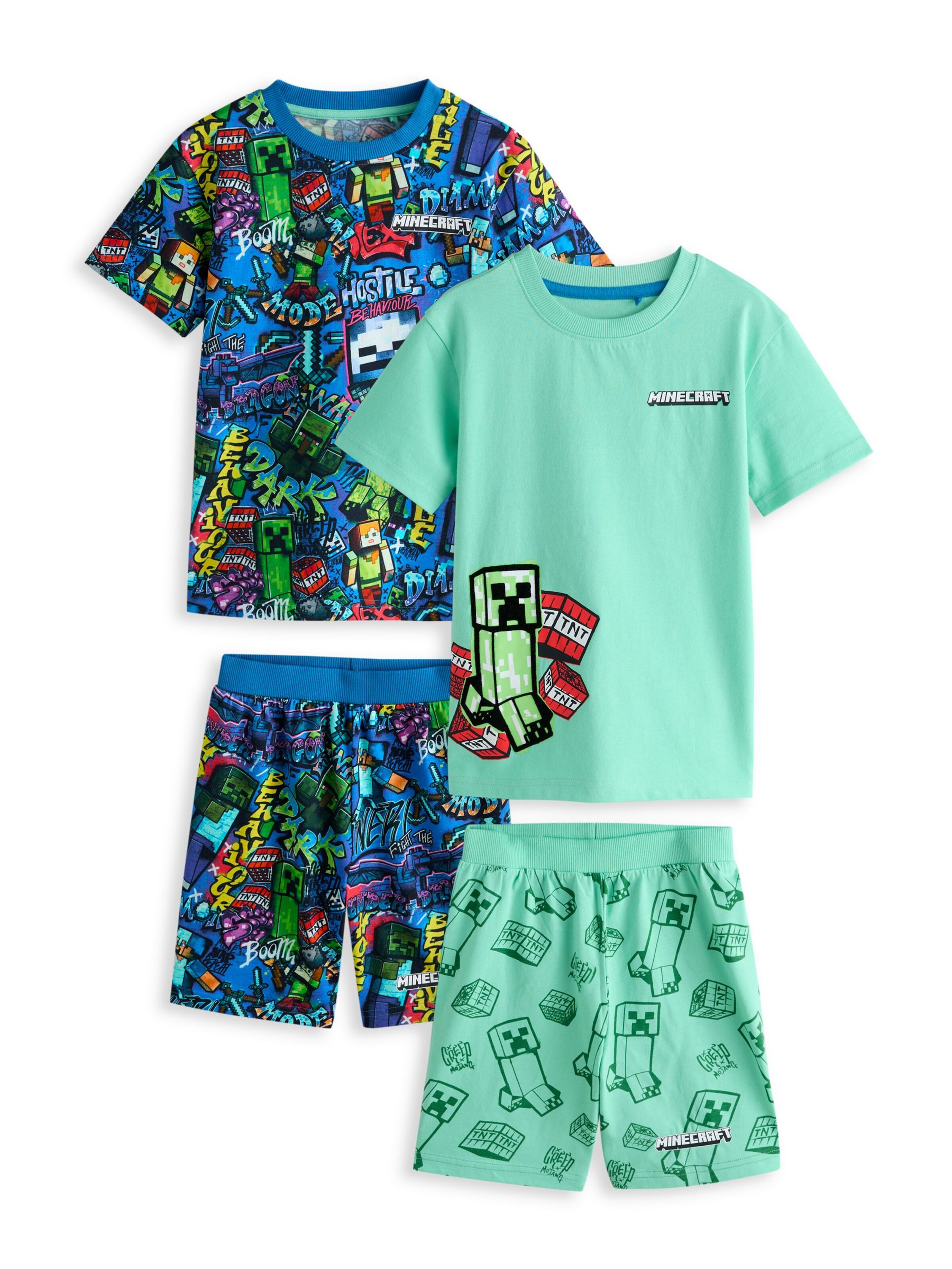 Next Schlafanzug in Blau: Vorderseite