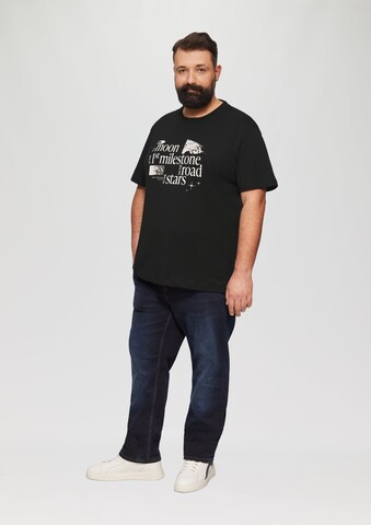 s.Oliver T-Shirt in Schwarz