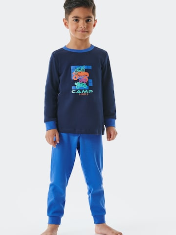 SCHIESSER Pyjama ' Boys World ' in Blau: predná strana