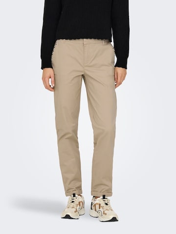 Regular Pantalon chino 'Biana' ONLY en beige : devant