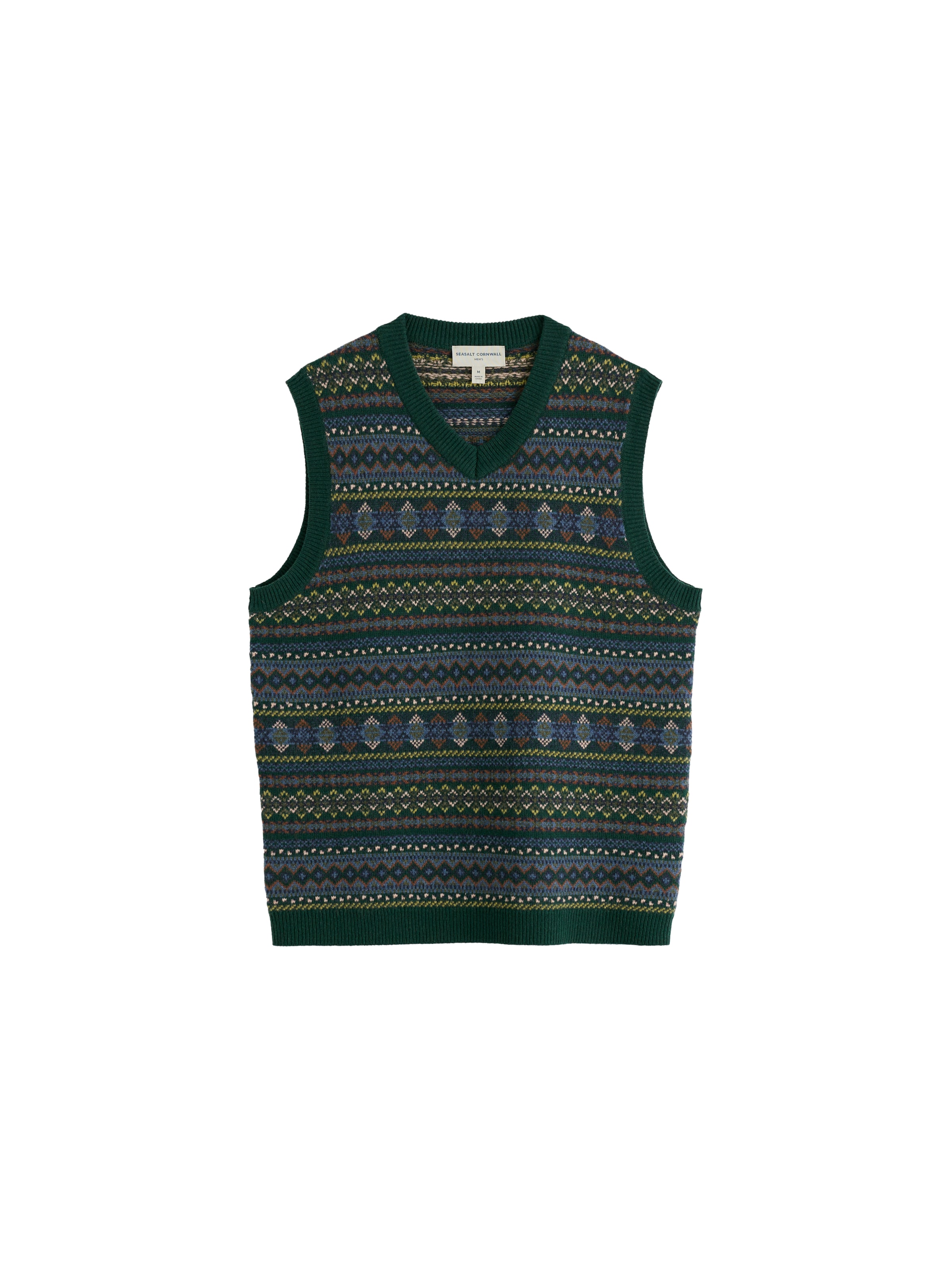 Seasalt Cornwall Sweater 'Walt' in Green: front