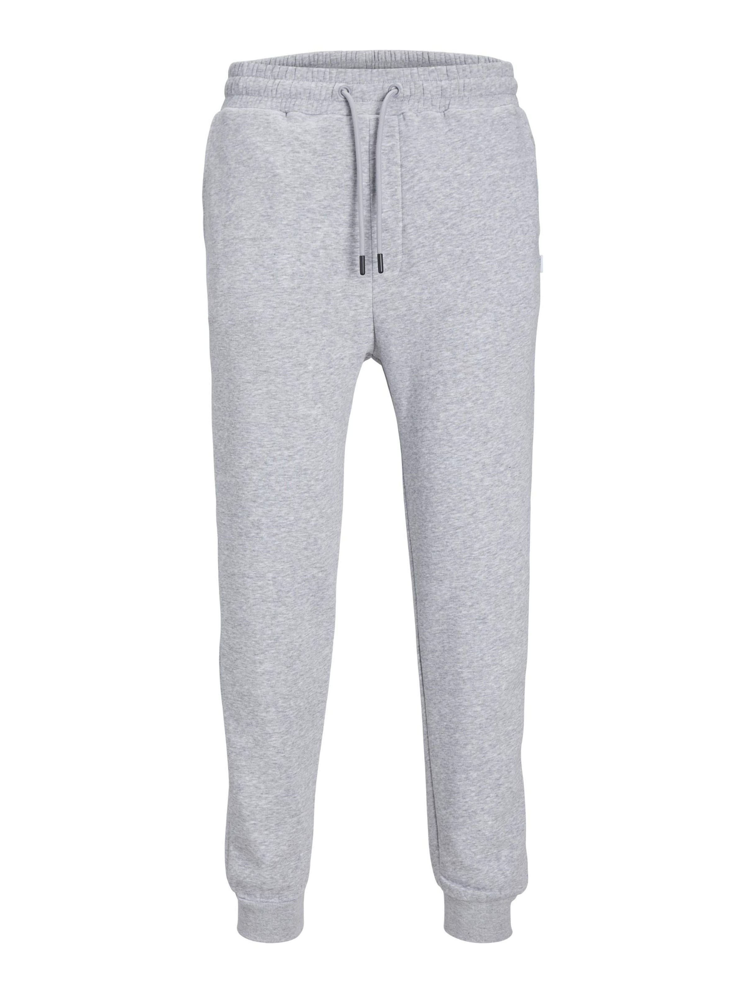 Effilé Pantalon JACK & JONES en gris : devant