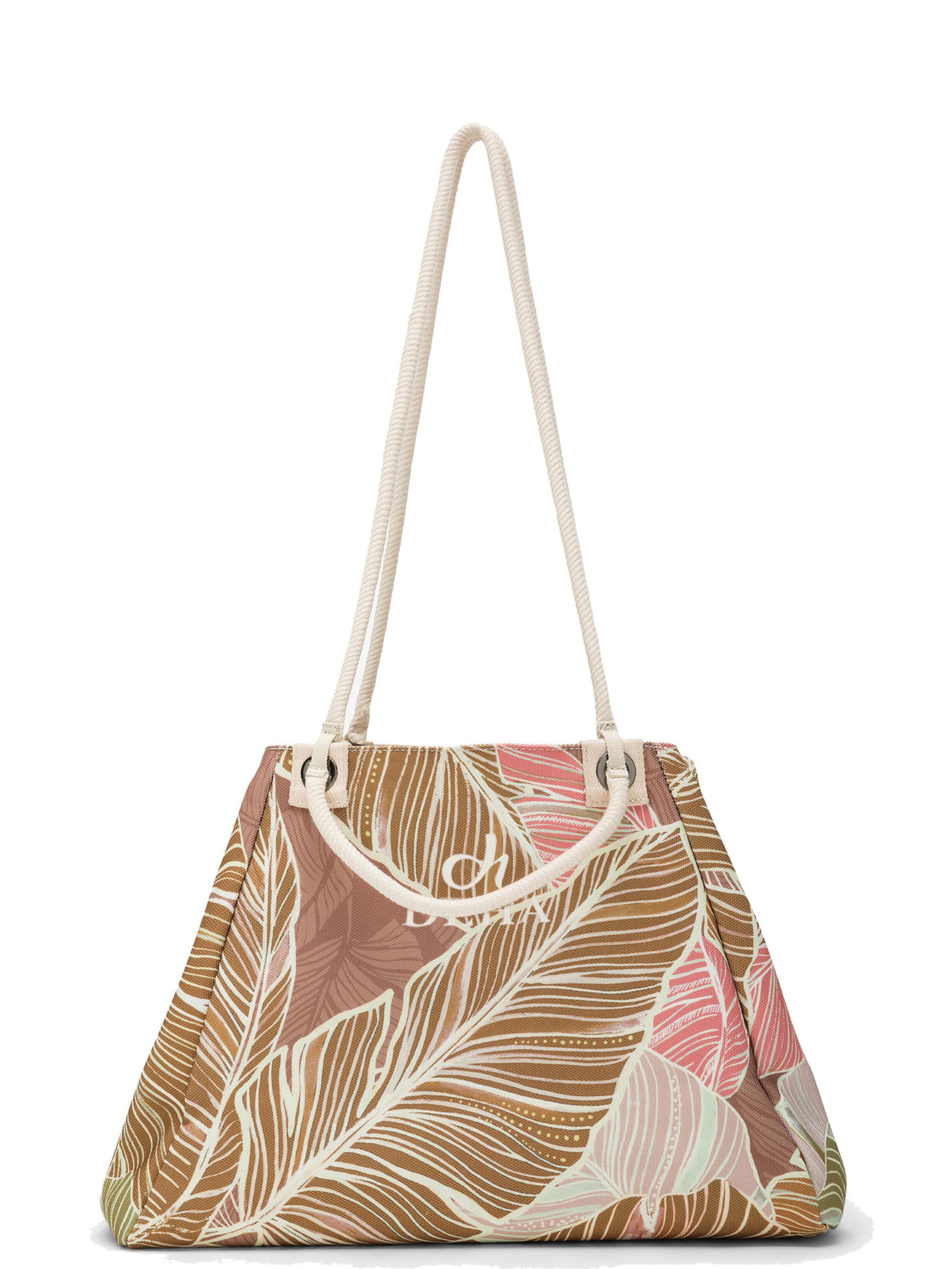 DEHA Shopper 'Allover' in Braun: Vorderseite