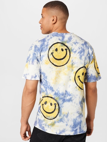 T-Shirt 'SMILEY SUN DYE' MARKET en bleu