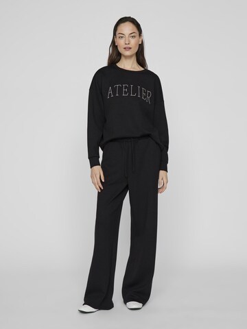VILA Sweatshirt in Black