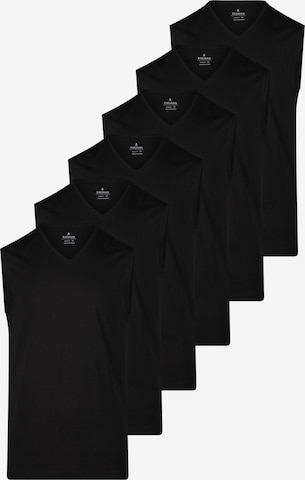 Ragman Onderhemd 'Basic' in Zwart: voorkant