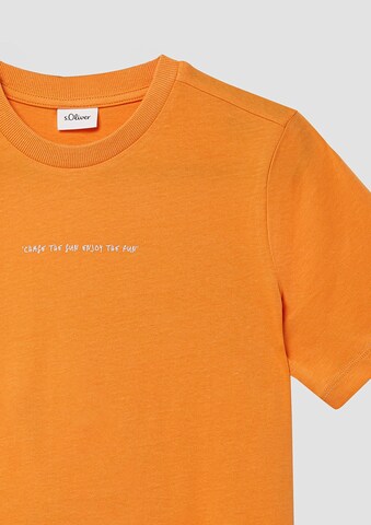 s.Oliver T-Shirt in Orange