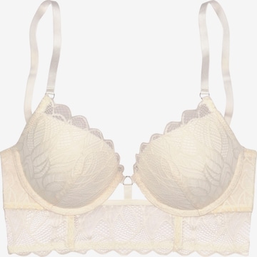 LASCANA Bra in Beige: front