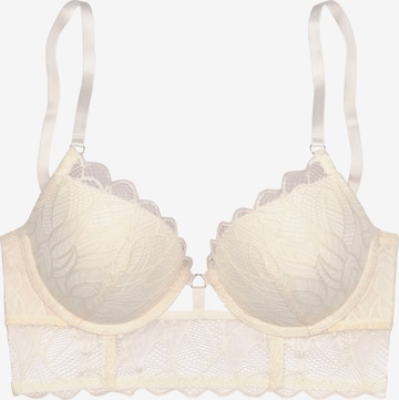 Push-up Soutien-gorge LASCANA en beige : devant