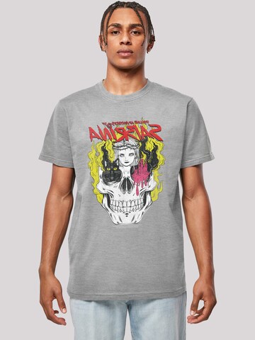 F4NT4STIC T-Shirt 'Adventures Of Sabrina Boys Skull' in Grau: Vorderseite