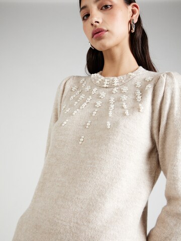 ONLY Knit dress 'BRIANNA' in Beige