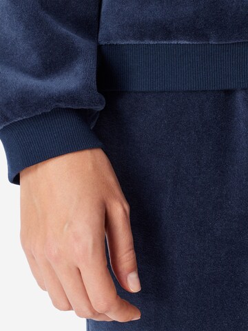 Pyjama ' Casual Velour ' SCHIESSER en bleu