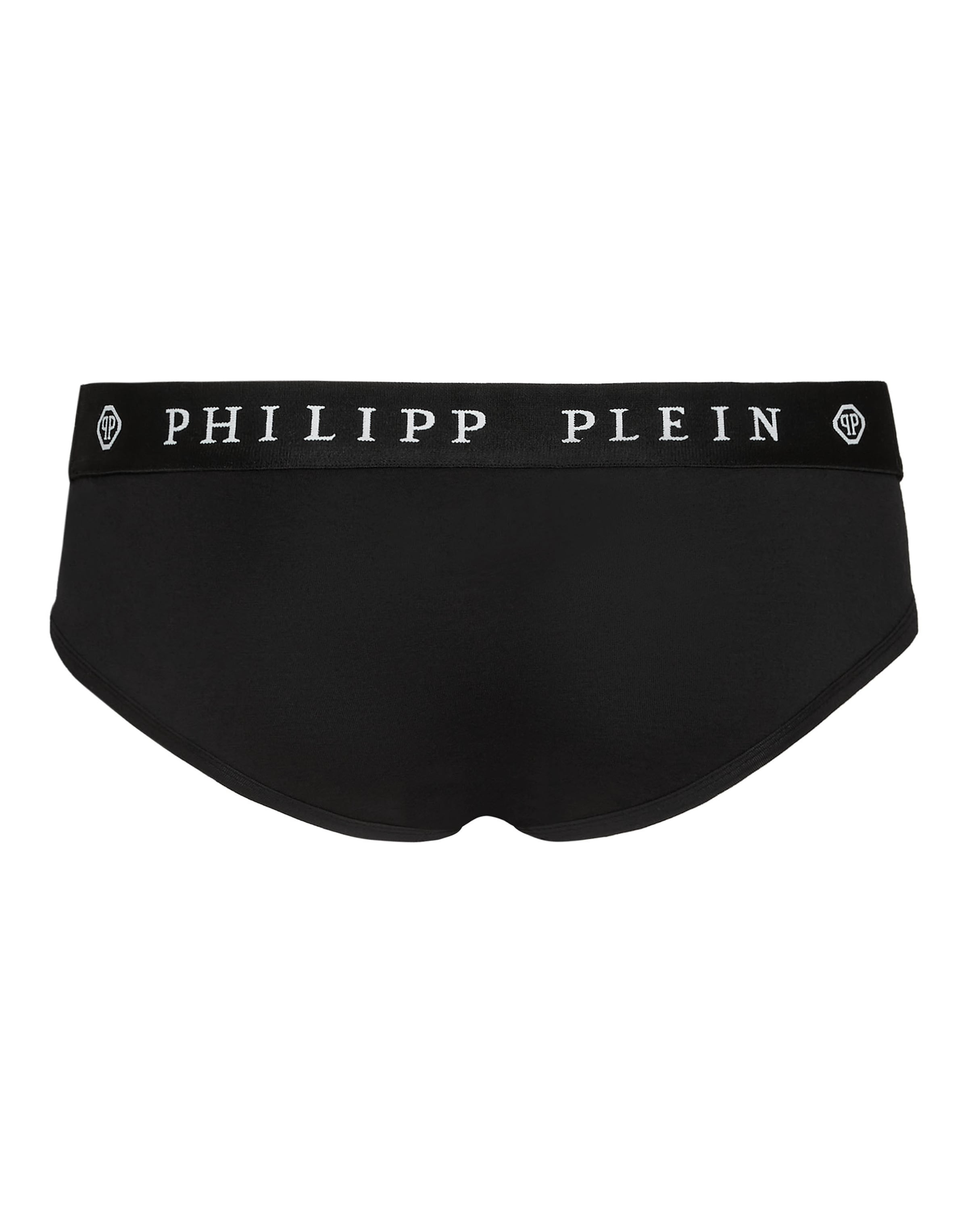 Philipp Plein - Cueca 'Skull' em preto