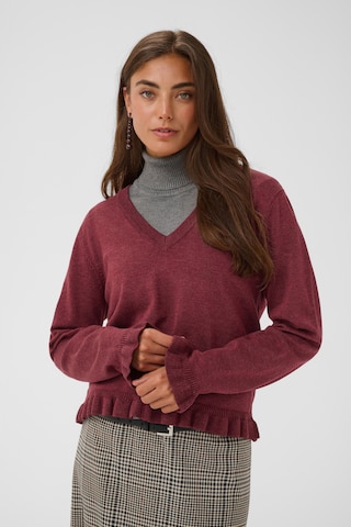 CULTURE - Pullover em castanho: frente