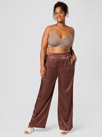 A LOT LESS Knitted Top 'Lola' in Brown