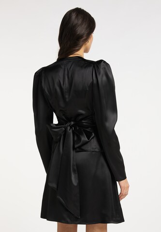 Camicia da donna di faina in nero