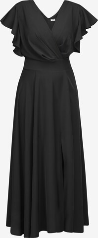 Karko Evening Dress 'Aksana' in Black: front