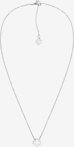 Lenoites Ketting 'Four Leaf Clover Mini 13' in Zilver: voorkant