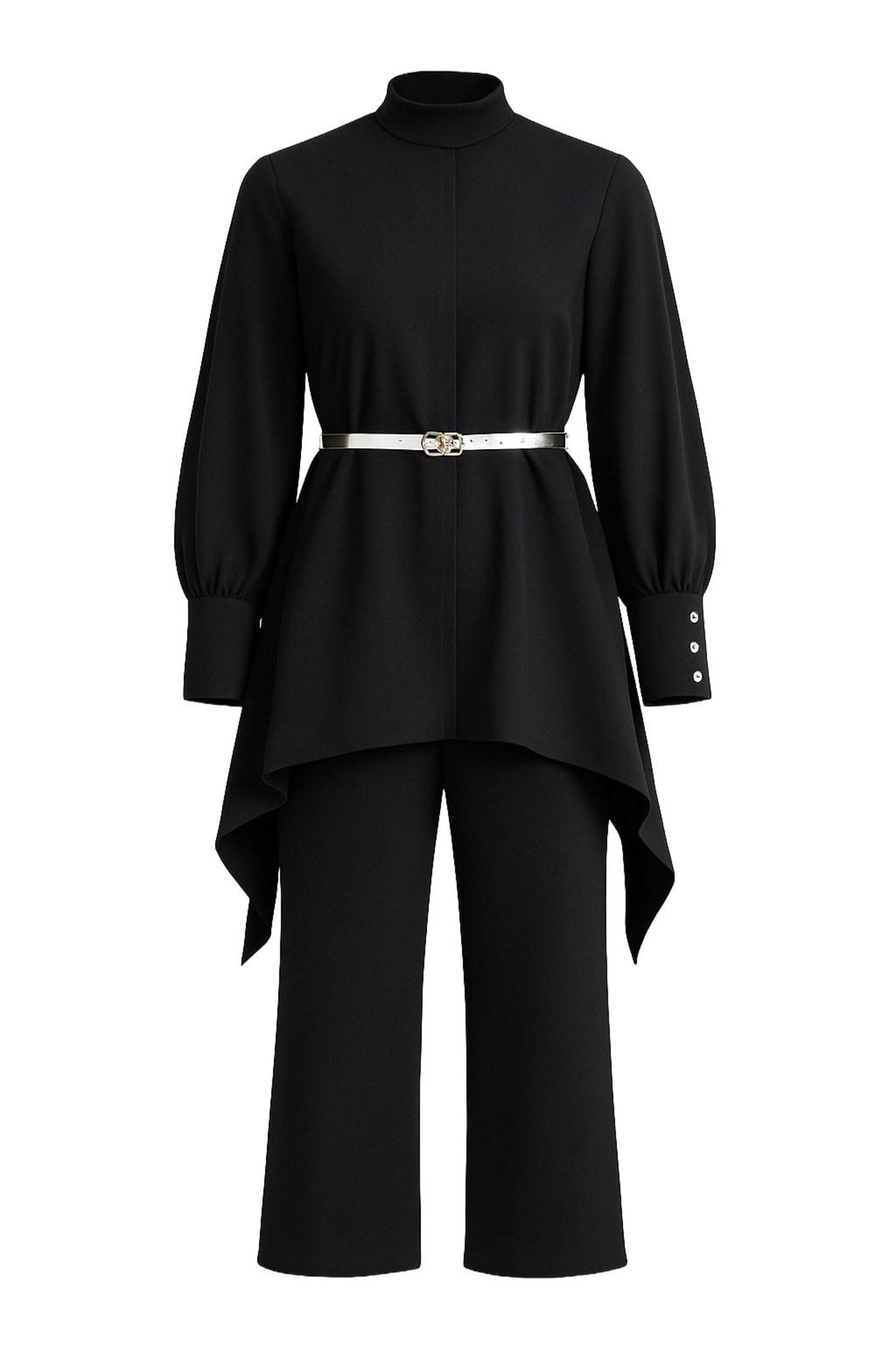 MODAMIHRAM Broekpak in Zwart: voorkant