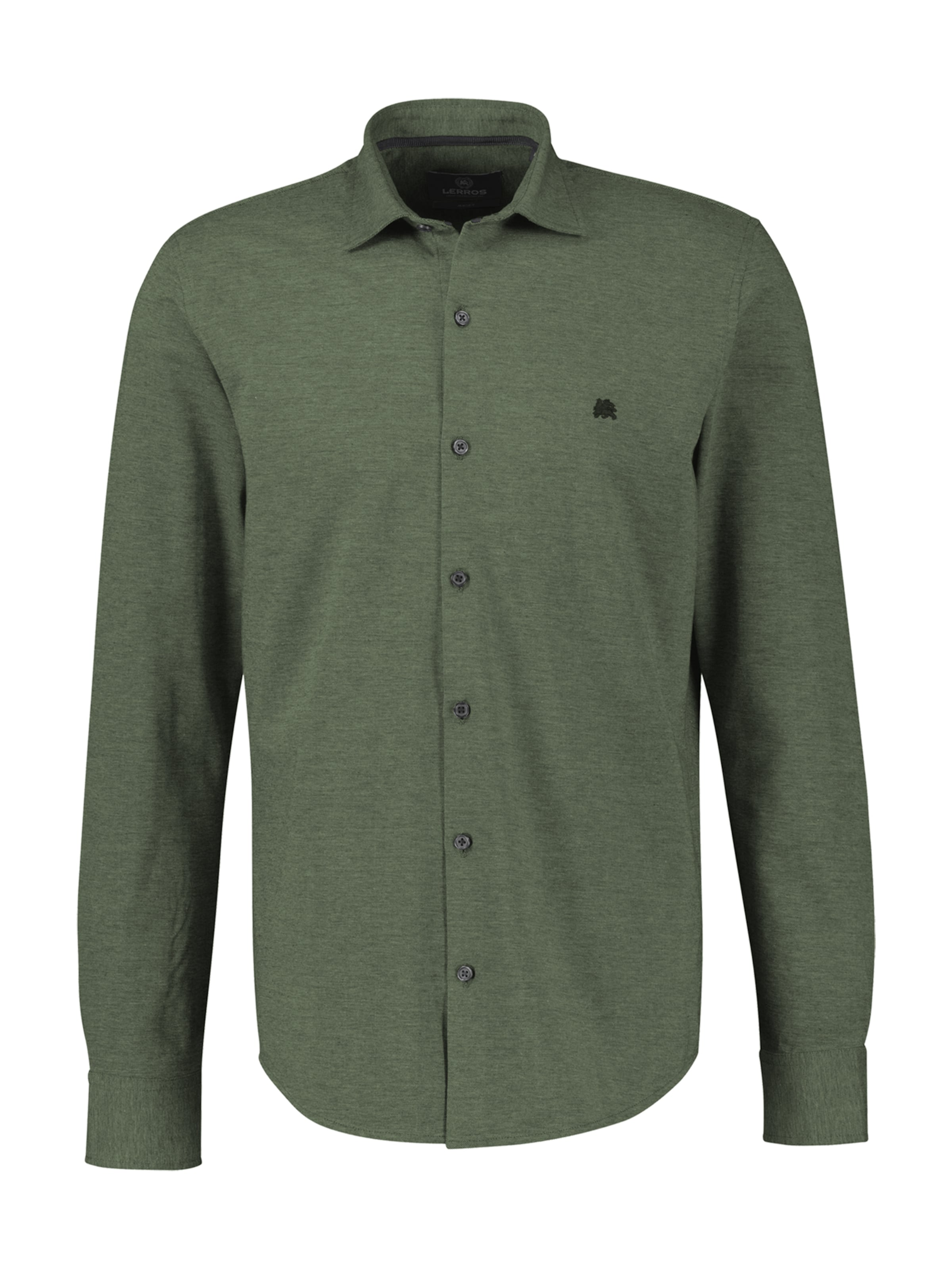 LERROS Regular Fit Hemd in Grün: Vorderseite