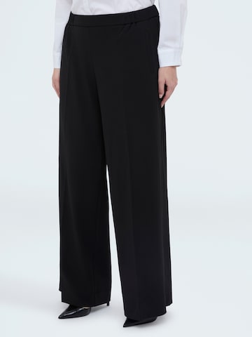 Wide Leg Pantalon Fiorella Rubino en noir