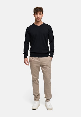 INDICODE JEANS Sweater 'Tikks' in Black