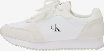 balta Calvin Klein Jeans Sportbačiai be auliuko: priekis