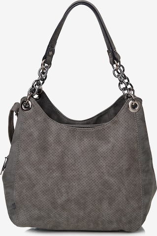 HARPA Handbag in Grey: front