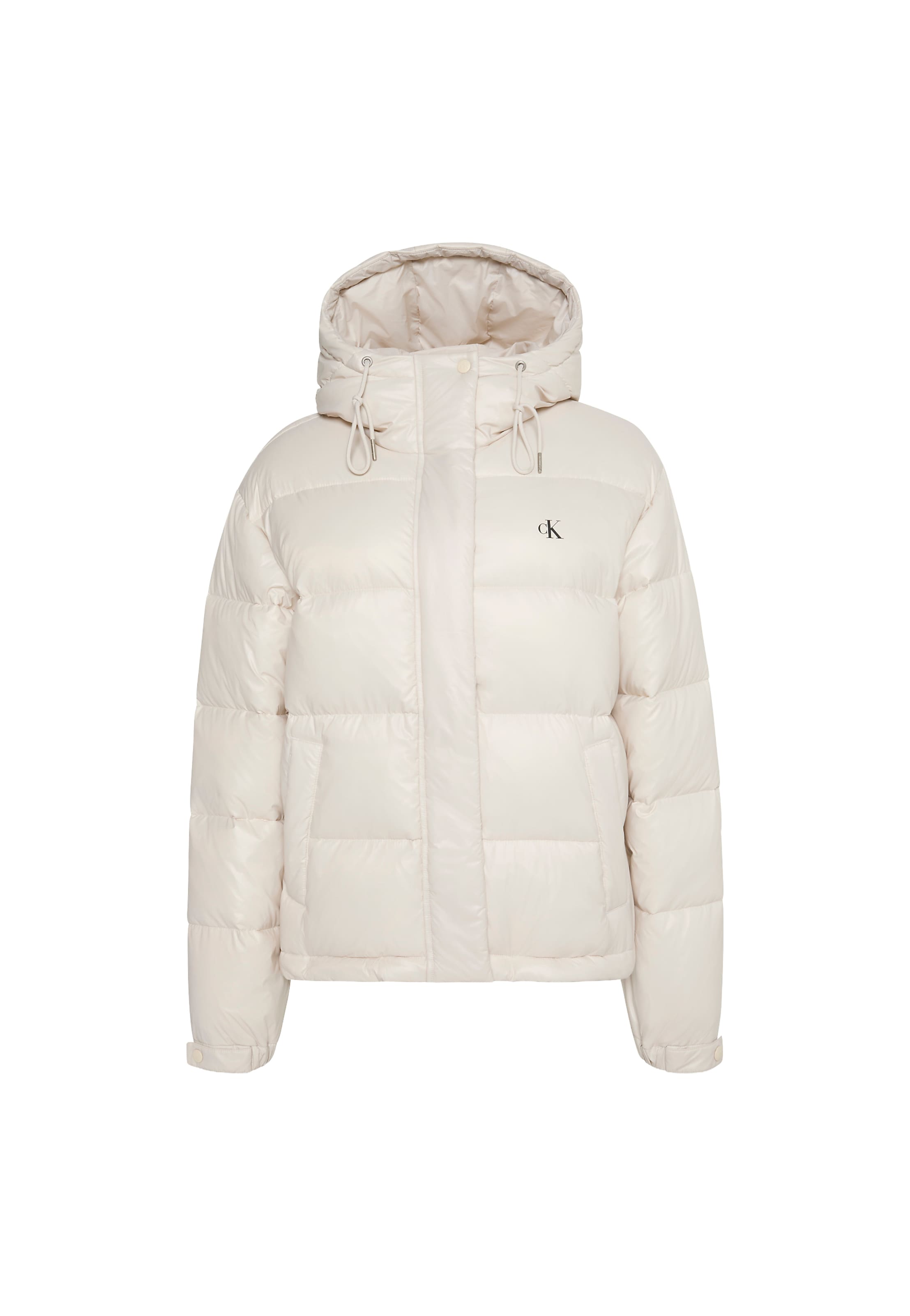 Calvin Klein JeansPrijelazna jakna 'Classic' - bijela boja: prednji dio