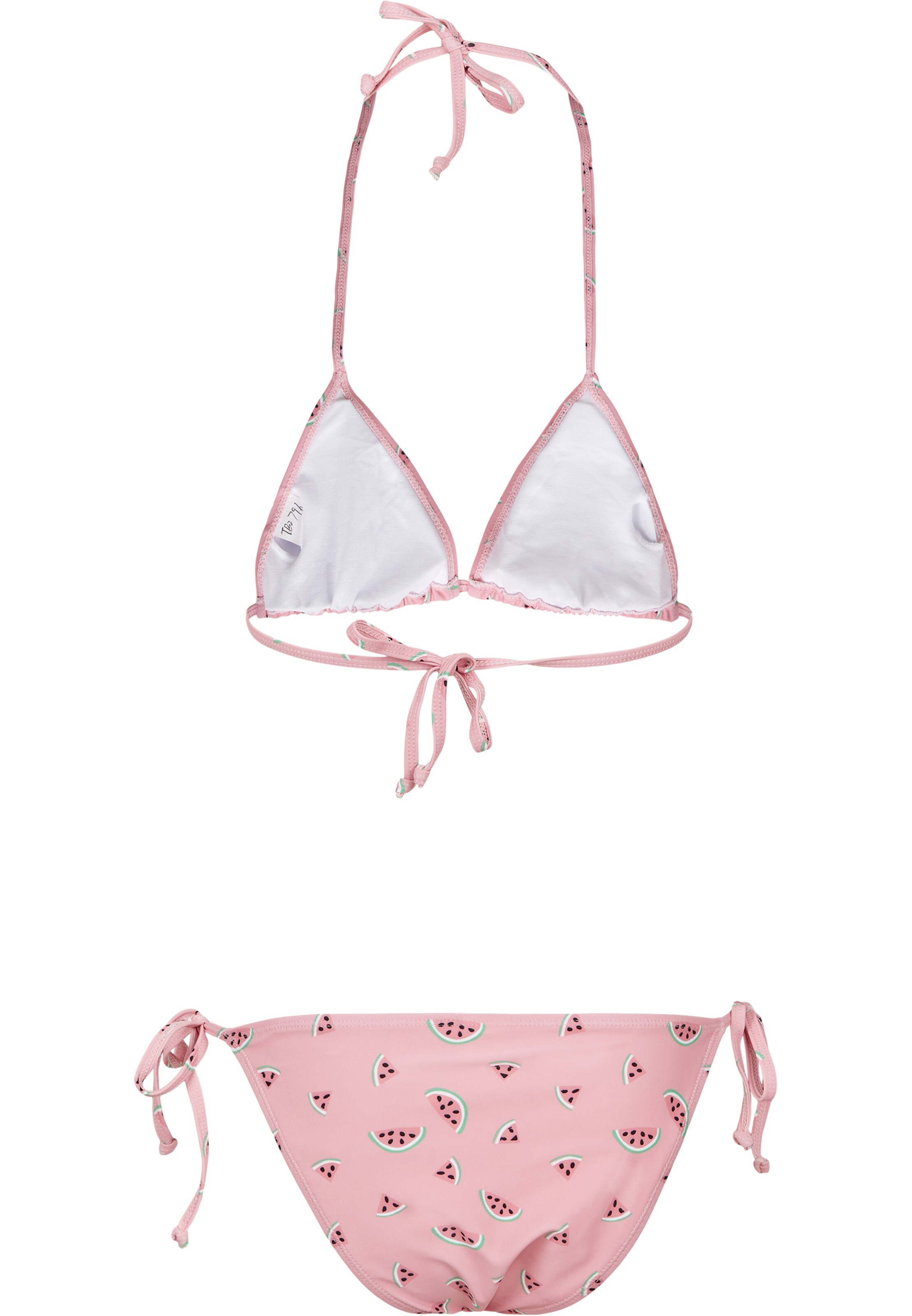 Urban Classics Triangel Bikini in Roze