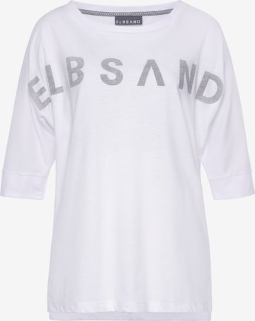 Tricou de la Elbsand pe alb: față